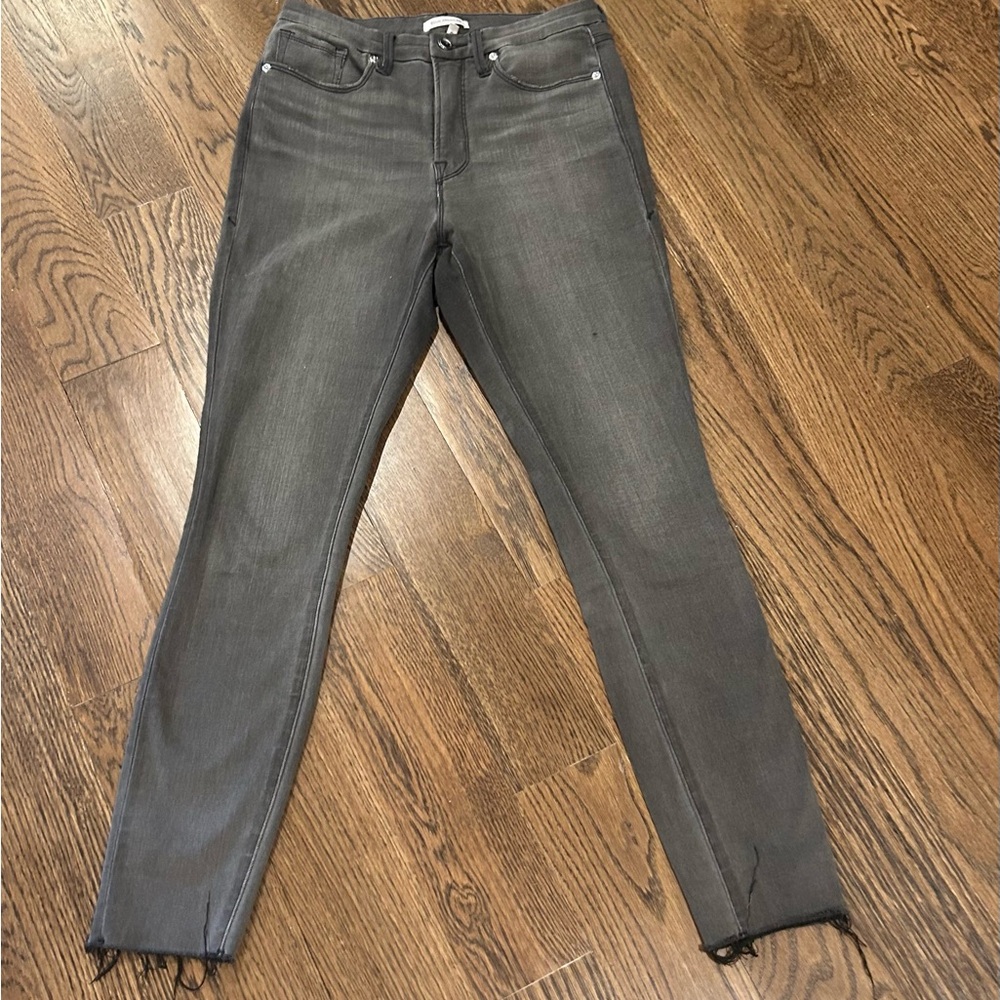 Good American Gray Skinny Jeans Modern Fit
